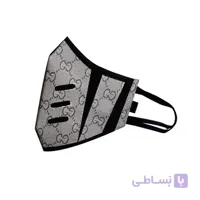 ماسک تنفسی چرم سه لایه طرح گوچی کد 045 ا Face Mask code 045