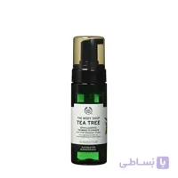 فوم شستشو صورت بادی شاپ مدل تی تری (درخت چای) | پوست چرب و جوش دار | ۱۵۰ میل ا The Body Shop Tea Tree Skin Clearing Foaming Cleanser 150ml