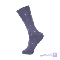 جوراب مردانه ساق بلند طرح TH کد R215348