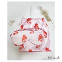 چشم بند ساتن طرح گلسو