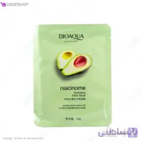 ماسک ورقه ای صورت بیوآکوا مدل آووکادو 25 گرمی ا Bioaqua niacinome shea mask 25g کد 395881