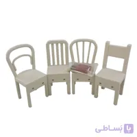 آویز حوله آریاسام طرح صندلی کد 1281 مجموعه 4 عددی