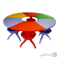 میز کودک گرد چند تکه