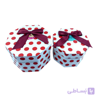 جعبه هدیه و کادو طرح هشت ضلعی(۲عددی)
