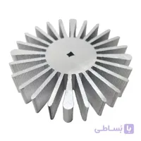 هیت سینک 24 پره الومینیومی گرد 70x15mm