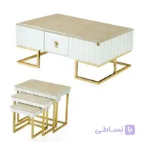 میز پذیرایی کد ۴۶۰ مجموعه ۴ عددی