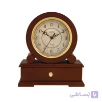 ساعت رومیزی چوبی لوتوس مدل 5511 گردویی