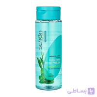 شامپو بدن چای سبز و نعنا شون حجم 420 میل ا (Schon Refreshing Body Wash With Green Tea & Mint Extract 420ml)