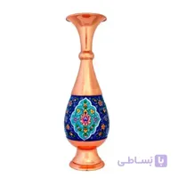 گلدان مس و پرداز 30 سانتی