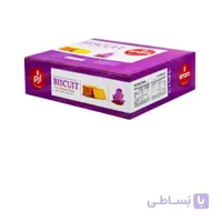 بیسکوییت جعبه پذیرایی 800 گرم زعفران ارم کارتن 6 عددی