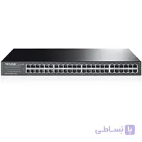 سوئیچ 48 پورت 10/100 تی پی لینک مدل TP-LINK TL-SF1048 ا TP-LINK TL-SF1048 Un-Managed Rackmount Switch 48-Port 10/100