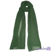 شال زنانه حریر سبز تیره