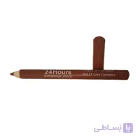 رژ لب مدادی 24 ساعته ویولت قهوه ای کم رنگ