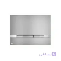 کلید فلاش تانک آلکاپلاست(Alcaplast) مدل استریپ(Stripe) استیل مات_کروم براق