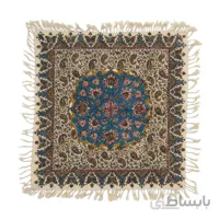رومیزی قلمکار مربعی اعلا سایز 60*60 سانتی متر طرح ترنج کد s41