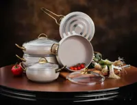 سرویس قابلمه و تابه گرانیتی مدل آنتیک
