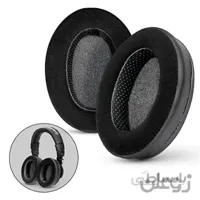 Brainwavz Hybrid Memory Foam Earpad - Black PU/Velour - Suitable for Large Over The Ear Headphones - AKG, HifiMan, ATH, Philips, Fostex