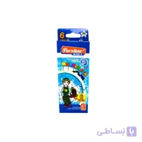 ماژیک 6 رنگ مقوایی پارسیکار مدل JM826A