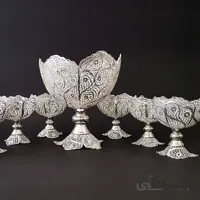ست آجیل خوری ملیله کاری کد ۱۰۴۴۲