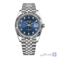 ساعت رولکس دیت جاست نگینی سورمه ای Rolex Datejust
