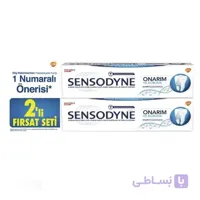 خمیر دندان دوقلو سنسوداین مدل REPAIR AND PROTECT حجم 200 میل SENSODYNE