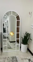 آینه قدی مدل خاتون | رنگ پلی اورتان سفید |‌ قاب چوبی |‌ ساید ۸۰*۱۸۰ سانتیمتر