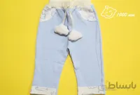 شلوار طرح ابر و هواپیما بیبی دی