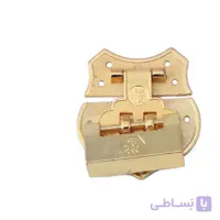 چفت آنتیک قفل دار قلبی طلایی