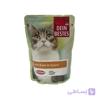 پوچ گربه دین بستس با طعم اردک Dein Bestes Duck وزن 100 گرم