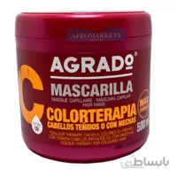 ماسک موی آگرادو برای موهای رنگ شده مدل Colour-therapy حجم 500 میلی