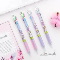 خودکار سه رنگ طرح یونیکورن