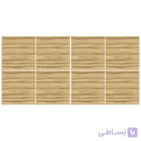 دیوارپوش تندیس و پیکره شهریار مدل امای کد W1010 08 بسته 8 عددی