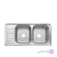 سینک ظرفشویی توکار بیمکث ا Bimax Double Bowl Sink BS517
