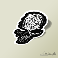 استیکر call of duty head 02