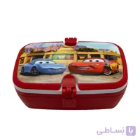 ظرف غذا یک طبقه مستطیل کارا [رنگ:قرمز]