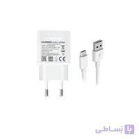 شارژر ديوارى همراه كابل سوپر شارژ و سريع اصلى هواوى گوشى Huawei mate 20 lite ا Huawei mate 20 lite super charge adapter with cable
