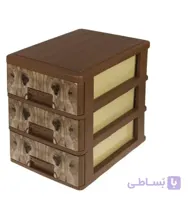 دراور هوم کت A4طرح چوب 3 طبقه