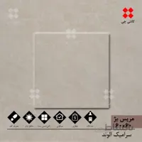 مریس بژ 60×60 براق درجه 1