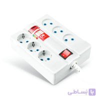 محافظ 6 خانه دیجیتالی با کابل 3 متری پارت الکتریک ا PART ELECTRIC Power protection
