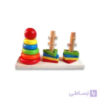 اسباب بازی مونته سوری سه ستونه اشکال