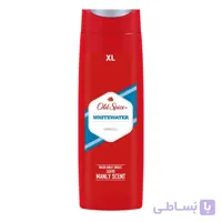 ژل دوش مردانه OLD SPICE مدل WHITEWATER در حجم 400 میلی لیتر ا shower gel old spice model whitewater 400ml