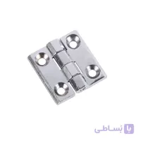 لولای تخت (کتابی) 4 سوراخ فلزی 50 در 50 کروم ا Chrome 4Hole Hinge 50*50