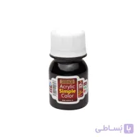 رنگ اکریلیک سوداکو مشکی 30 میل کد 324