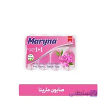 صابون مارینا ۹۰ گرم ۴ عددی کرم دار – رایحه گل پیون صورتی