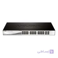D-Link DGS-1210-28P Web Smart 24 Port Managed Desktop Rack-Mountable Switch ا سوئیچ 24 پورت و اسمارت دی لینک دی جی اس 1210 28 پی