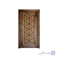 درب چوبی ورودی آپارتمان و ساختمان ، هتل سنتی صنایع چوب ساج مدل T12A