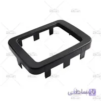 قاب دور دنده استیل پژو 206 طرح RC مشکی
