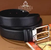 کمربند چرم (مشکی SAFFIONA/چرم مشکی مات) Mont Blanc ا MONT BLANC BELT