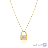 آویز طلا طرح قفل تیفانی کد CP360