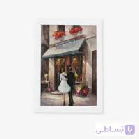 تابلو طرح رنگ روغن
